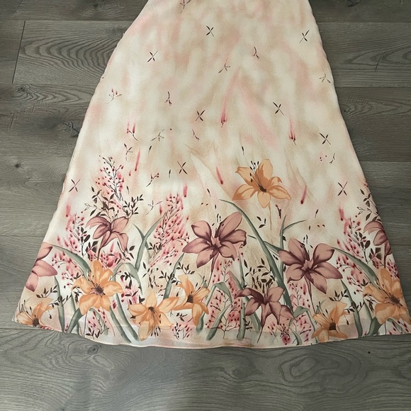 Chadwick's Floral Full length women's skirt Size 8 - Picture 2 of 7